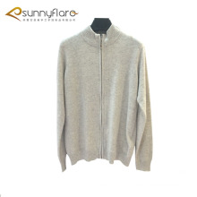 12 gauge full body knitted cashmere sweater coats with zipper